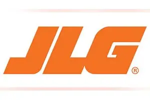 Hiretech The image shows the JLG logo in bold, orange uppercase letters on a white background, representing the Mobile 4x4 Boom Lift—rugged elevated access and dependable performance for uneven terrain. Hire2buy