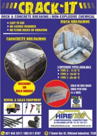 Crack-It Expansive Mortar - Non-Explosive Demolition Agent - Rock ...