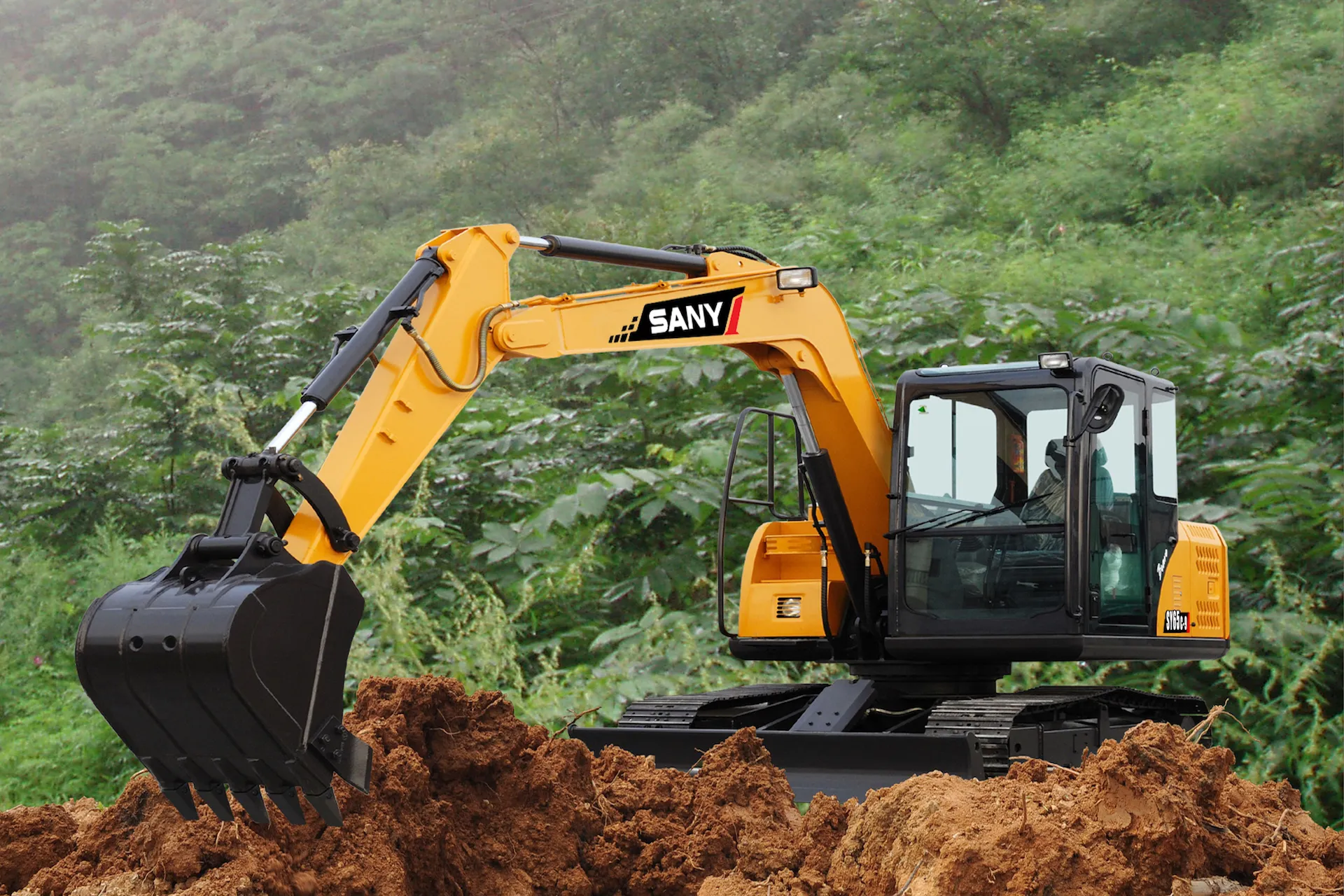 SANY SY55C Excavator Hire - Image 4